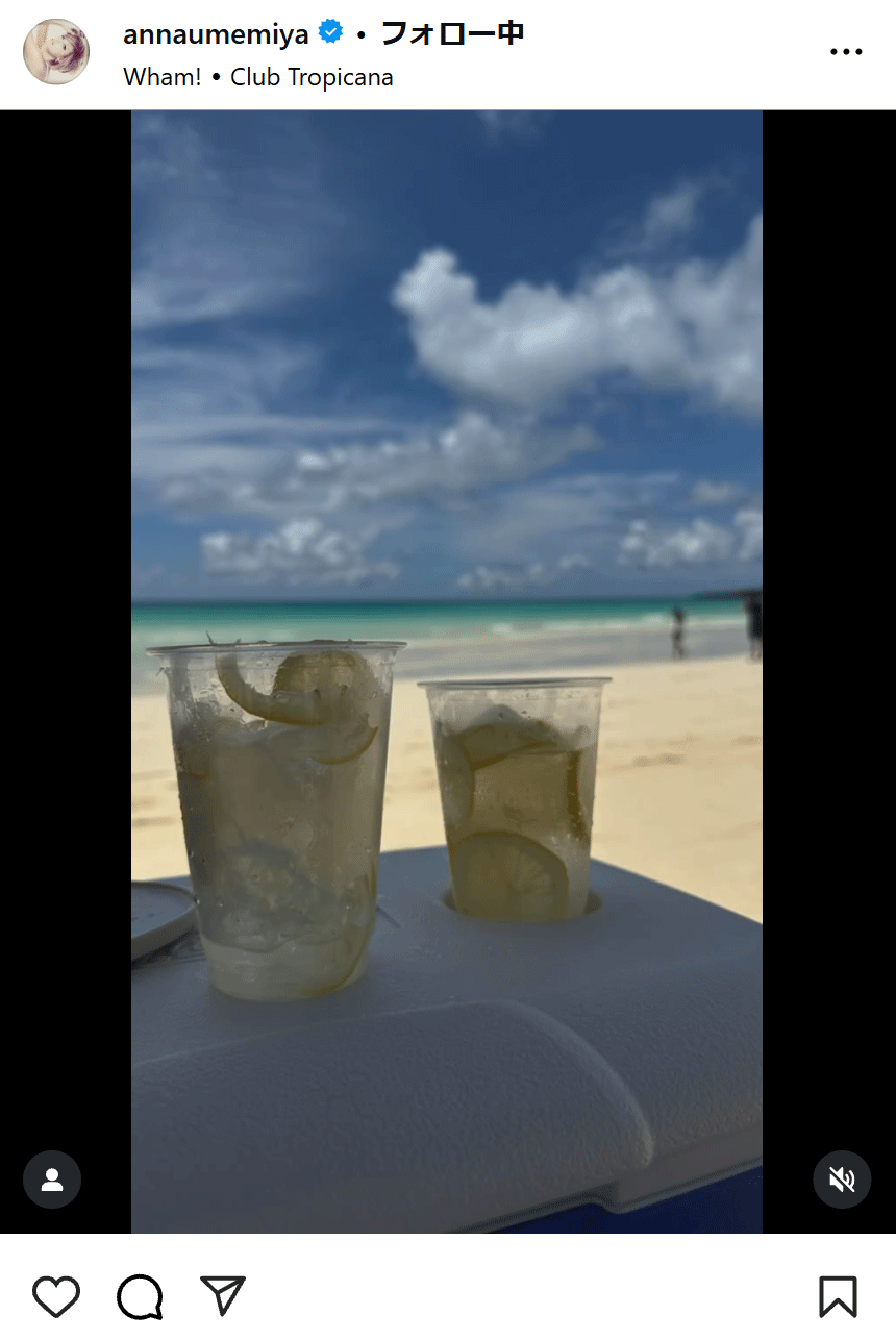 梅宮アンナのインスタグラムから