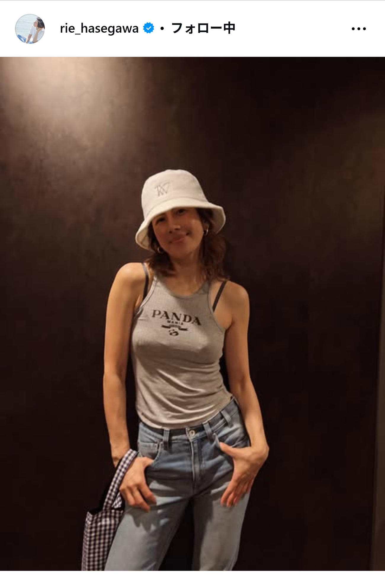 長谷川理恵のインスタグラムから