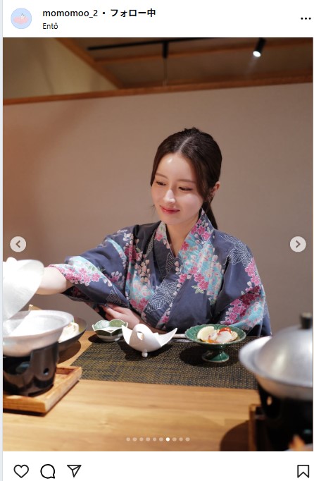 新山桃子のインスタグラムから