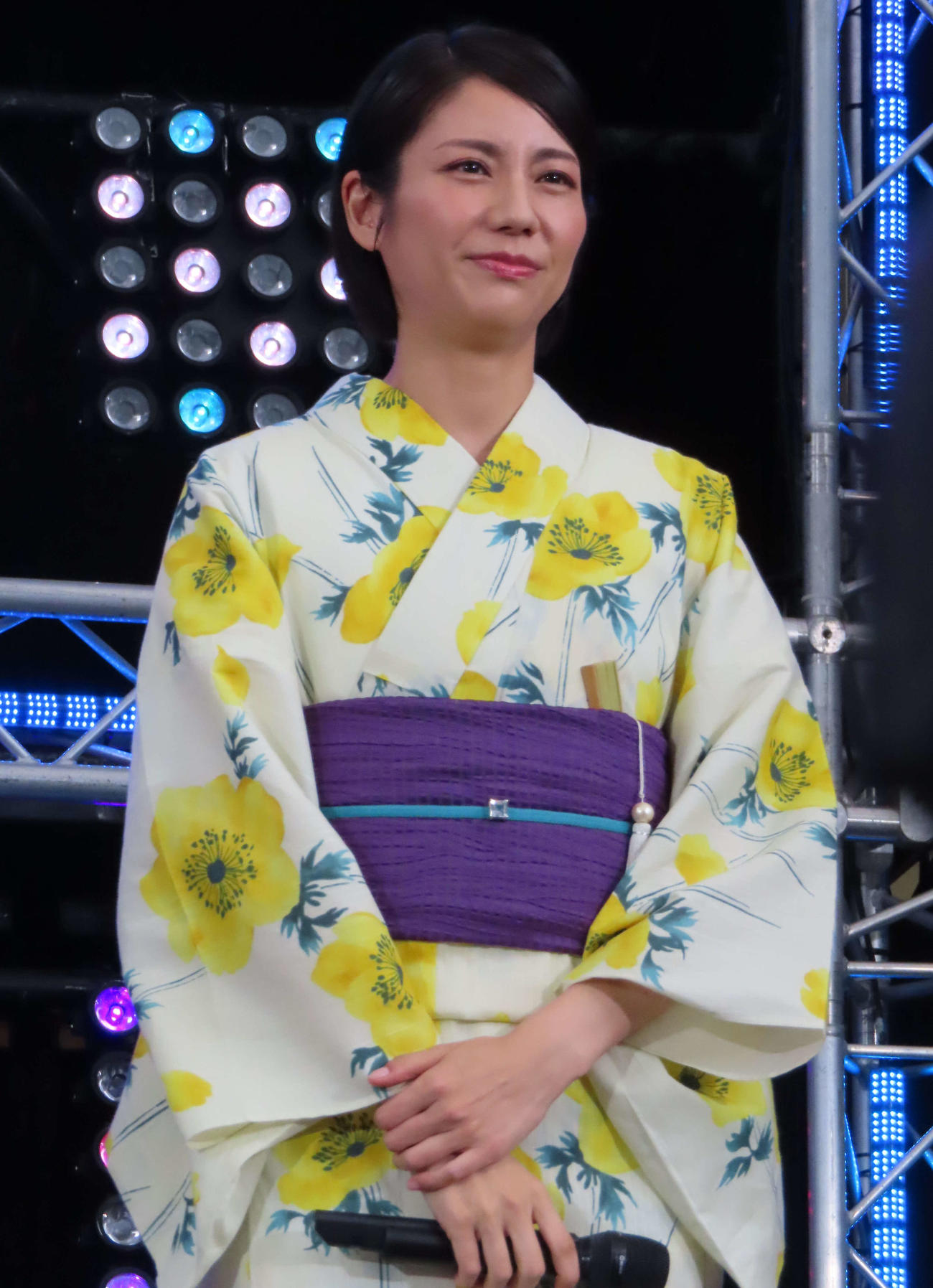 テレビ朝日系「大追跡～警視庁SSBC強行犯係～」のイベントに出席した松下奈緒