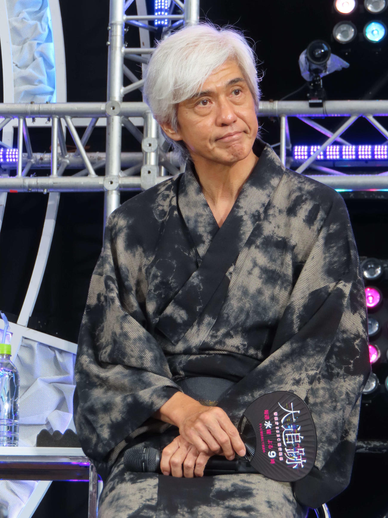 テレビ朝日系「大追跡～警視庁SSBC強行犯係～」のイベントに出席した佐藤浩市