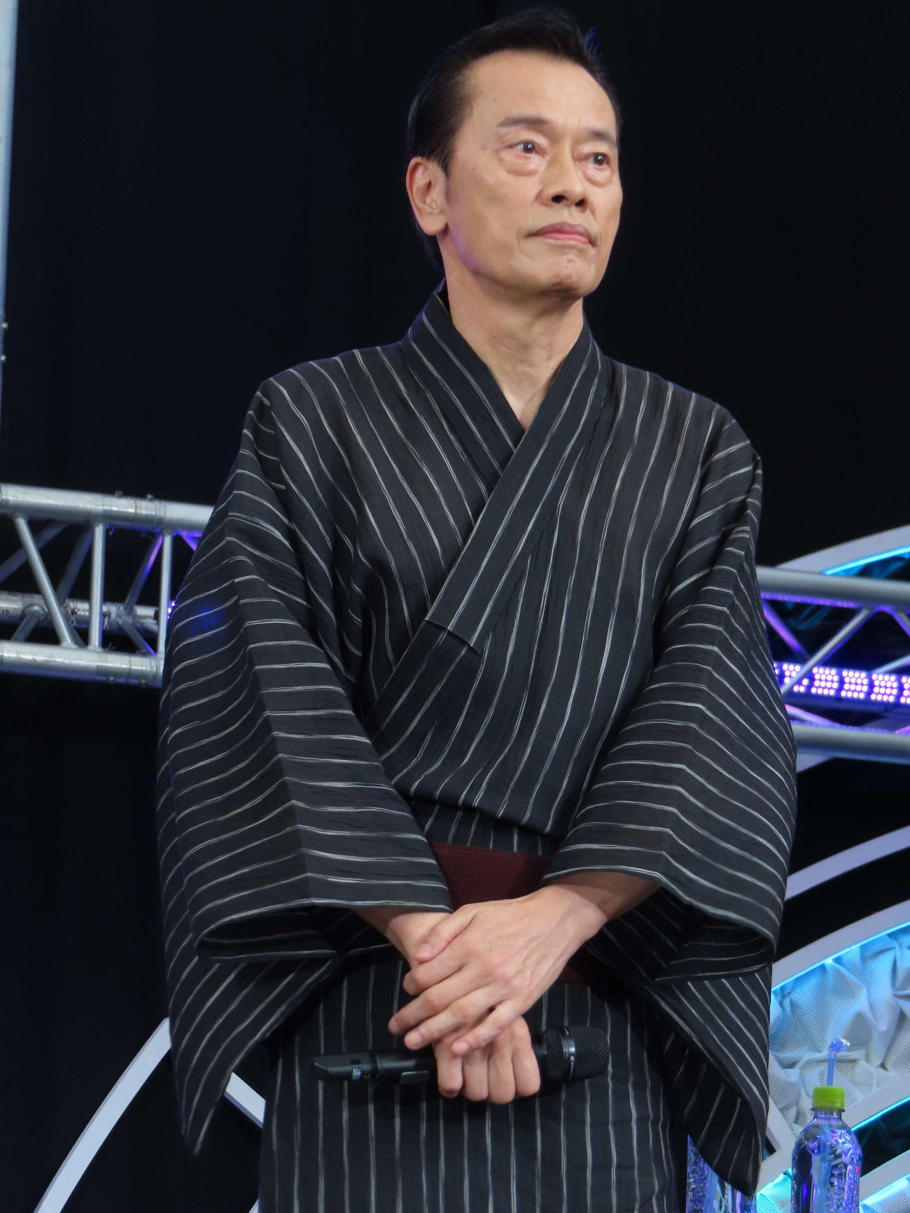 テレビ朝日系「大追跡～警視庁SSBC強行犯係～」のイベントに出席した遠藤憲一