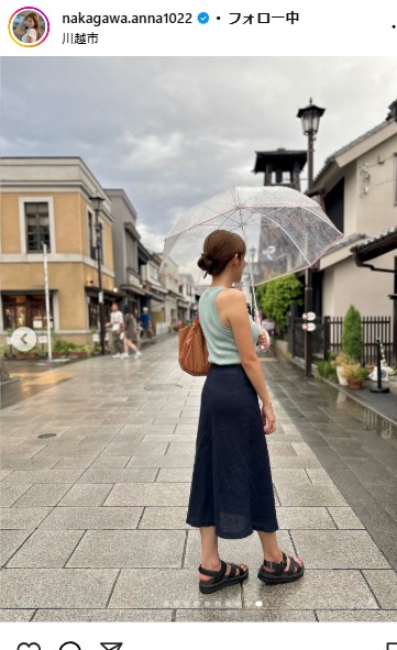 中川安奈のインスタグラムから