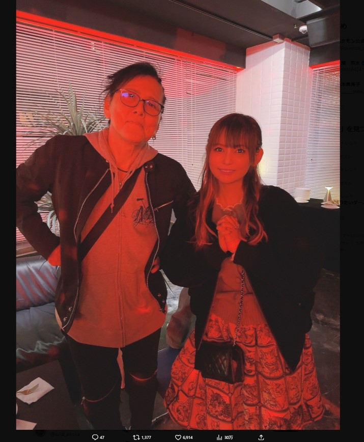 中川翔子のインスタグラムから