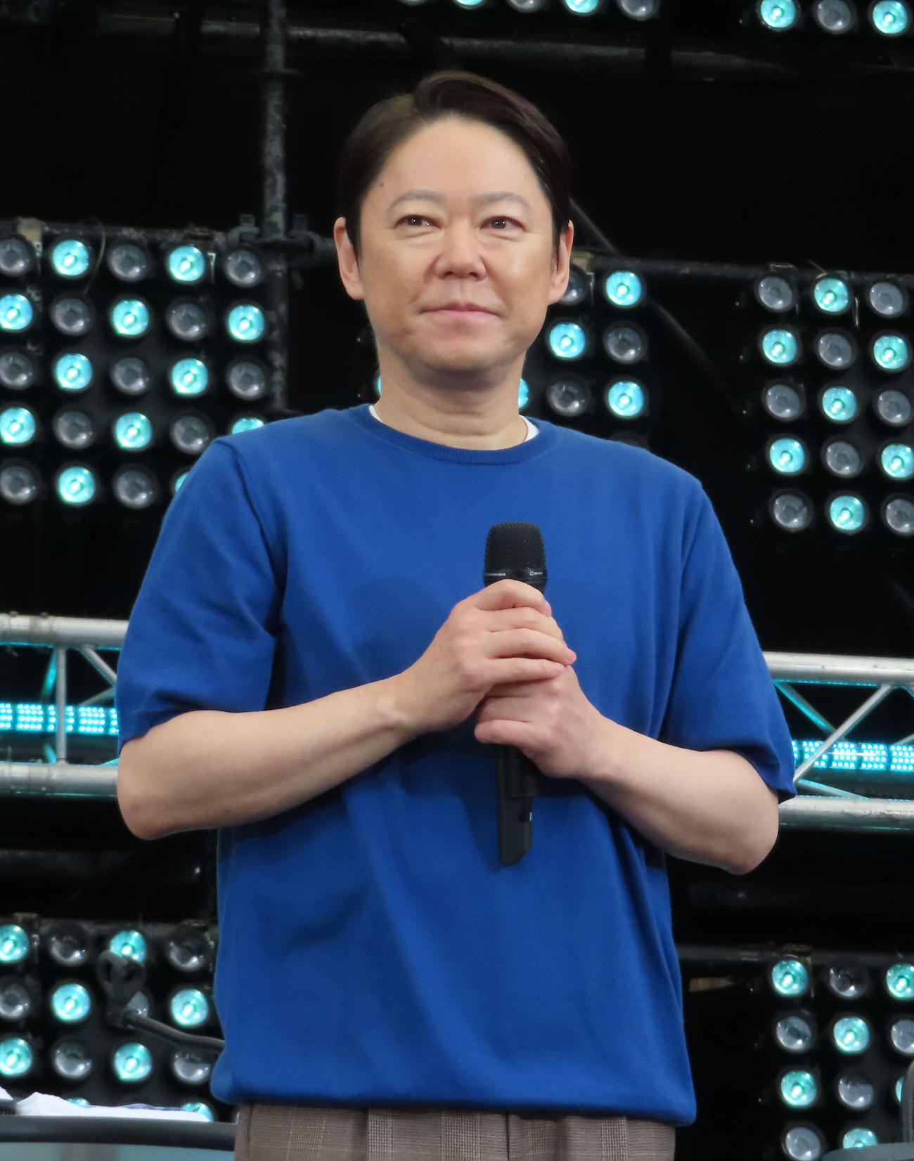 ドラマ「しあわせな結婚」のポッドキャスト公開収録に参加した阿部サダヲ（撮影・寺本吏輝）