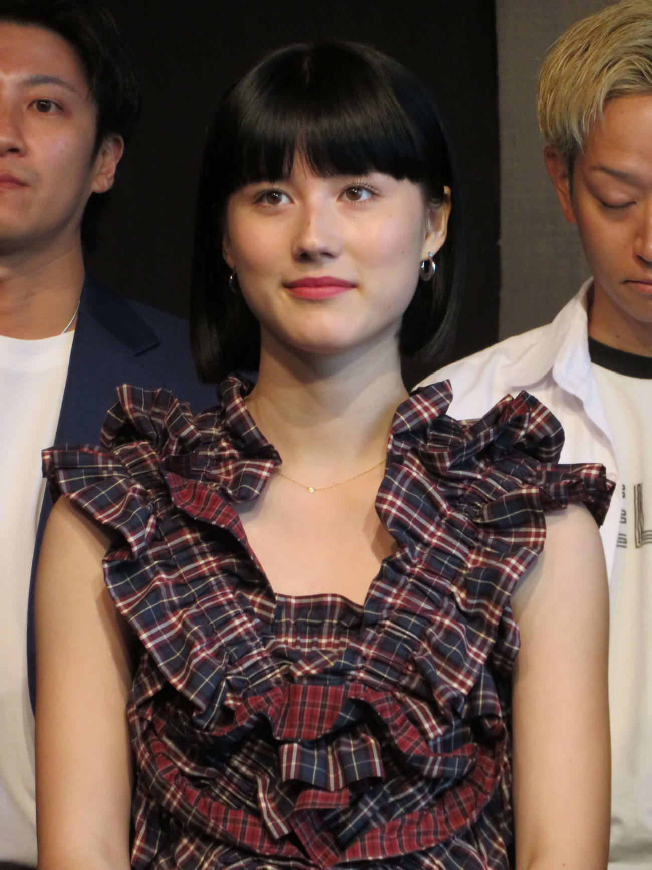 勝野劇団公演VOL.8.5「横浜グラフィティ・ダイアリー～あいつら、本当に格好良かったよ～」制作発表に登壇した藤本リリー（撮影・村上幸将）