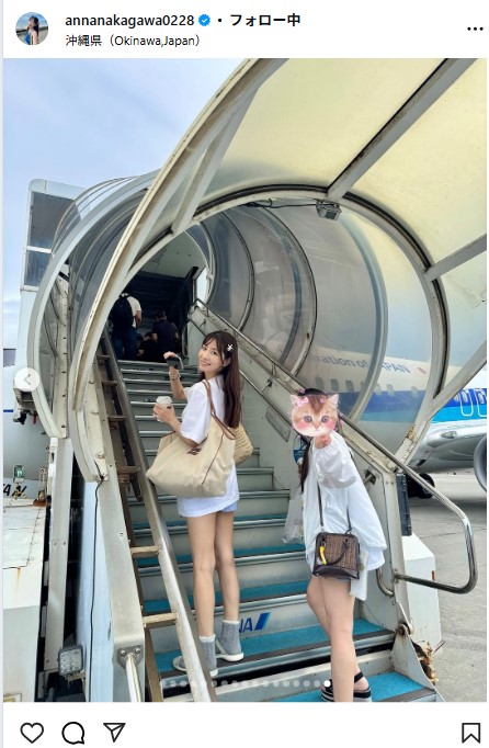 中川杏奈のインスタグラムから
