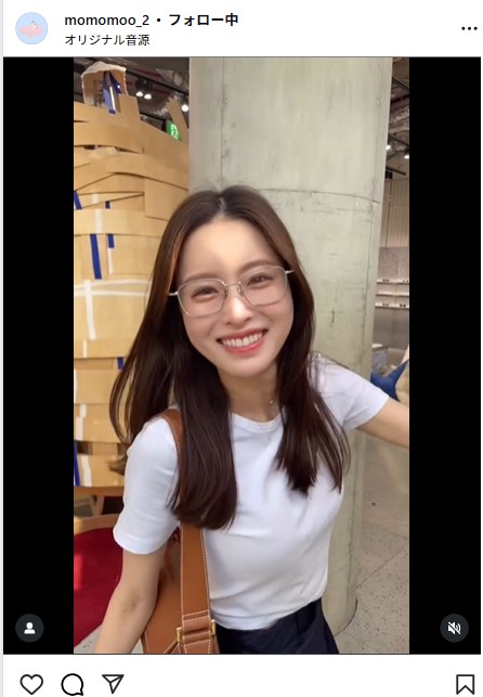 新山桃子のインスタグラムから