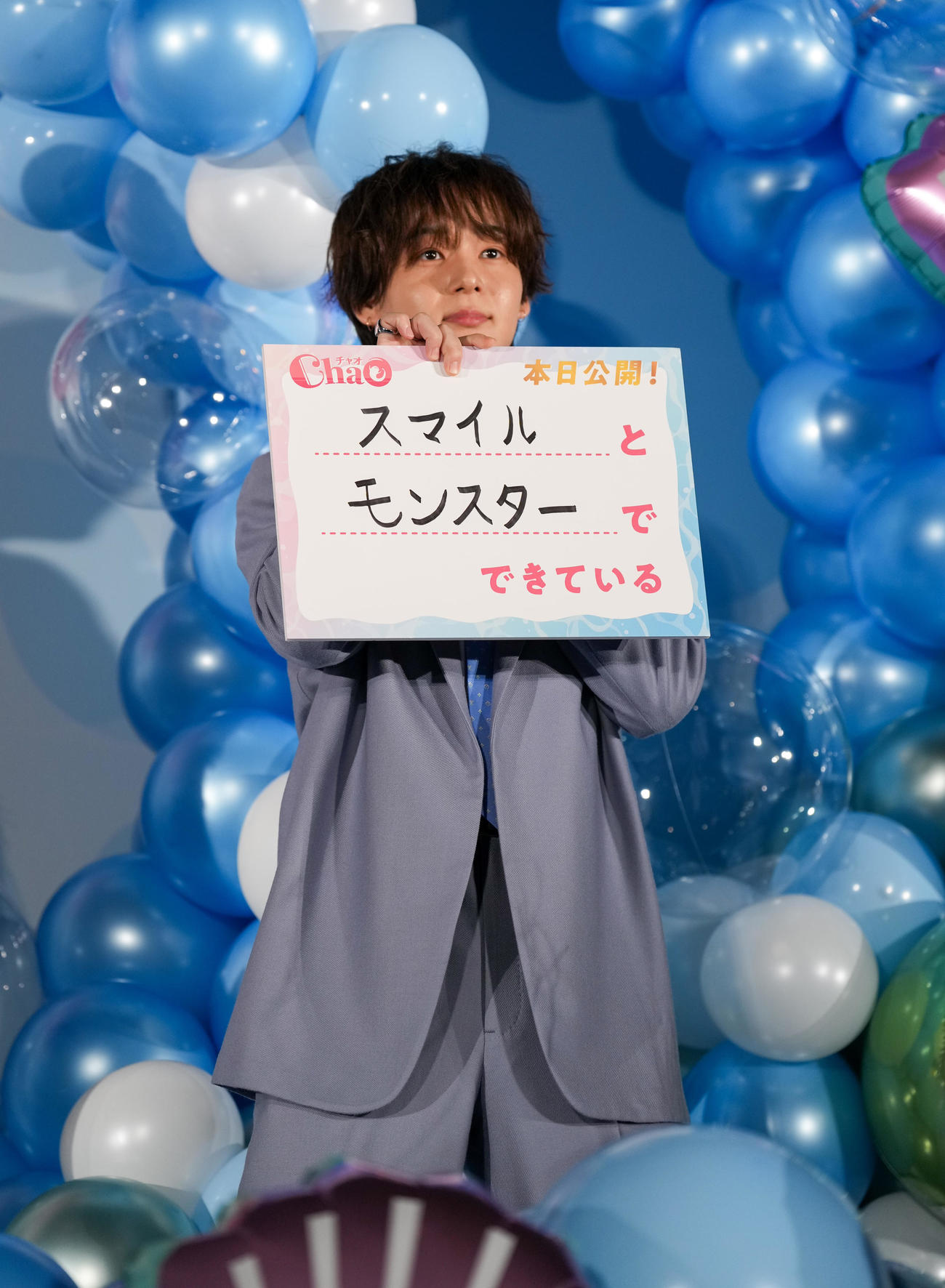 映画「ChaO」初日舞台あいさつに臨む太田駿静（撮影・小沢裕）