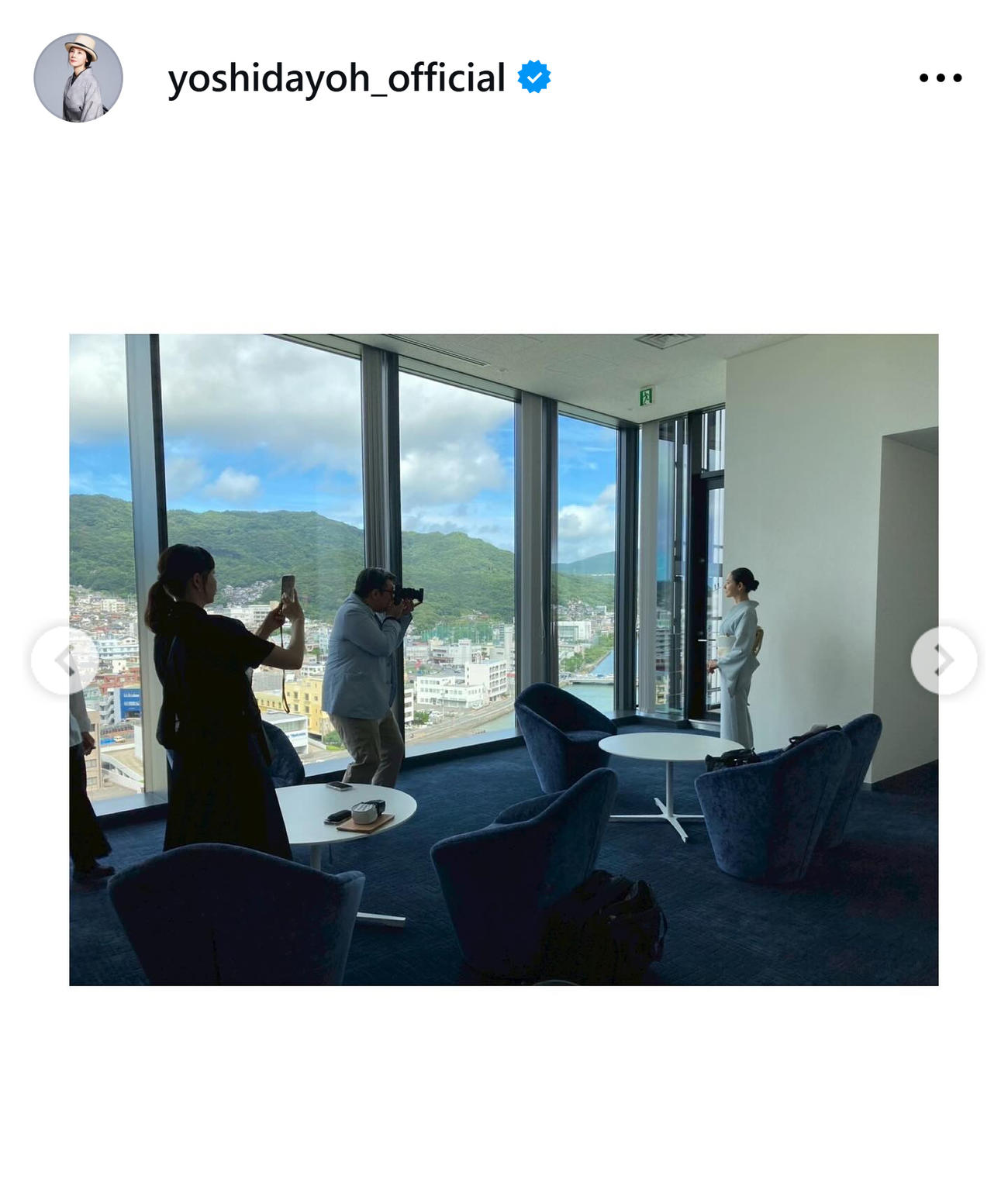 吉田羊のインスタグラムから