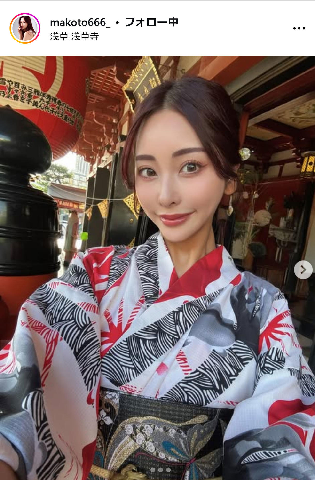 南真琴のインスタグラムから