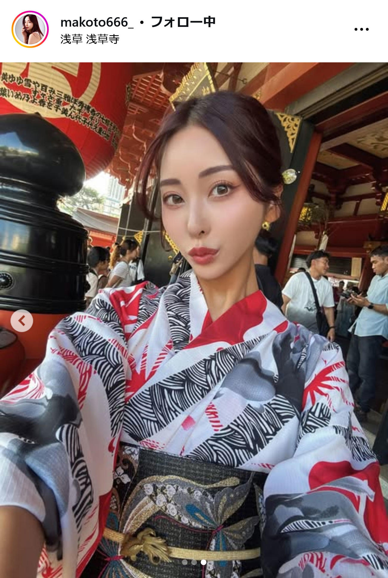 南真琴のインスタグラムから