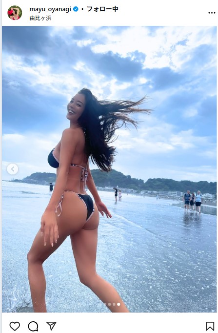 大柳麻友のインスタグラムから