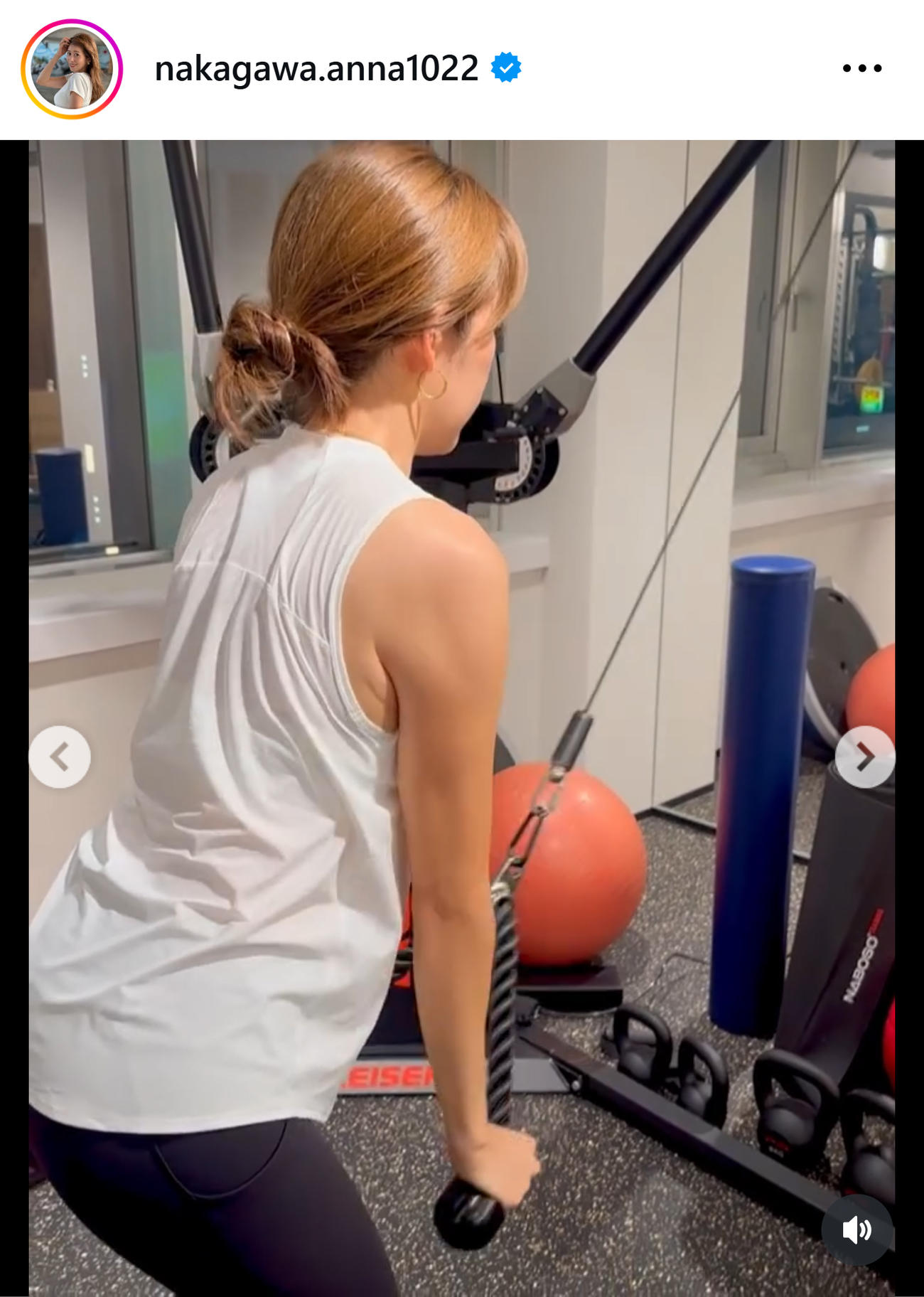 中川安奈のインスタグラムから