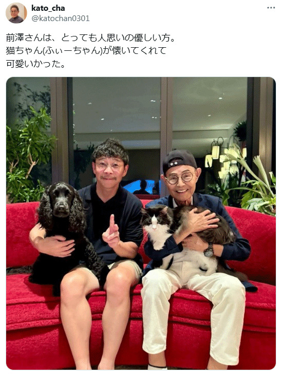 加藤茶のXから