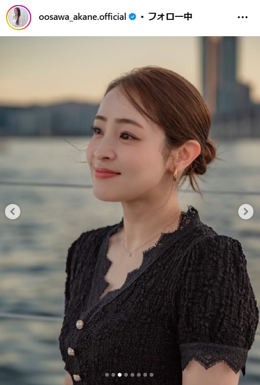 大沢あかねのインスタグラムから