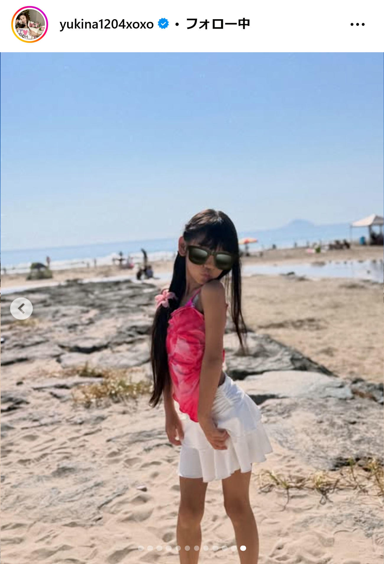 木下優樹菜のインスタグラムから