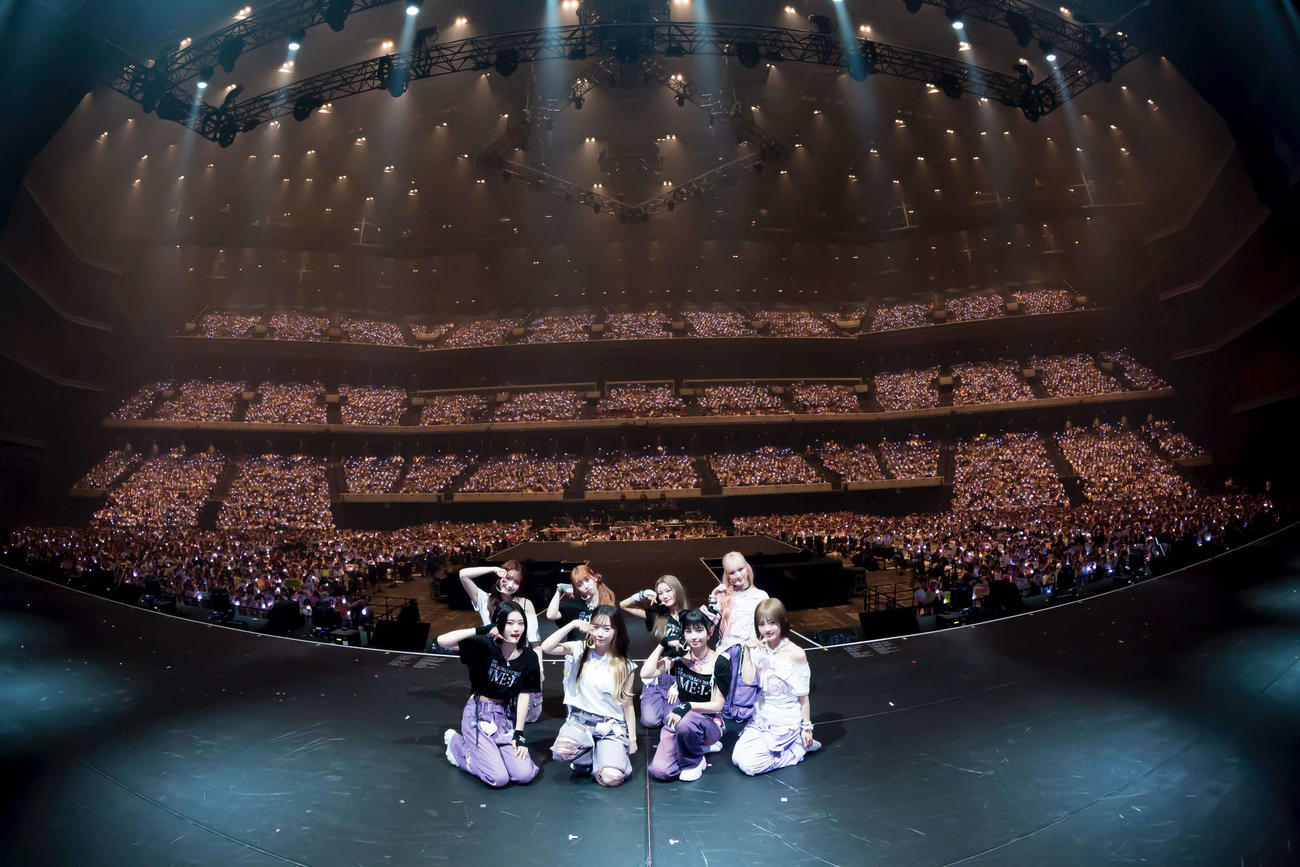 Kアリーナ横浜で公演を開催したME：I（（C）LAPONE GIRLS）