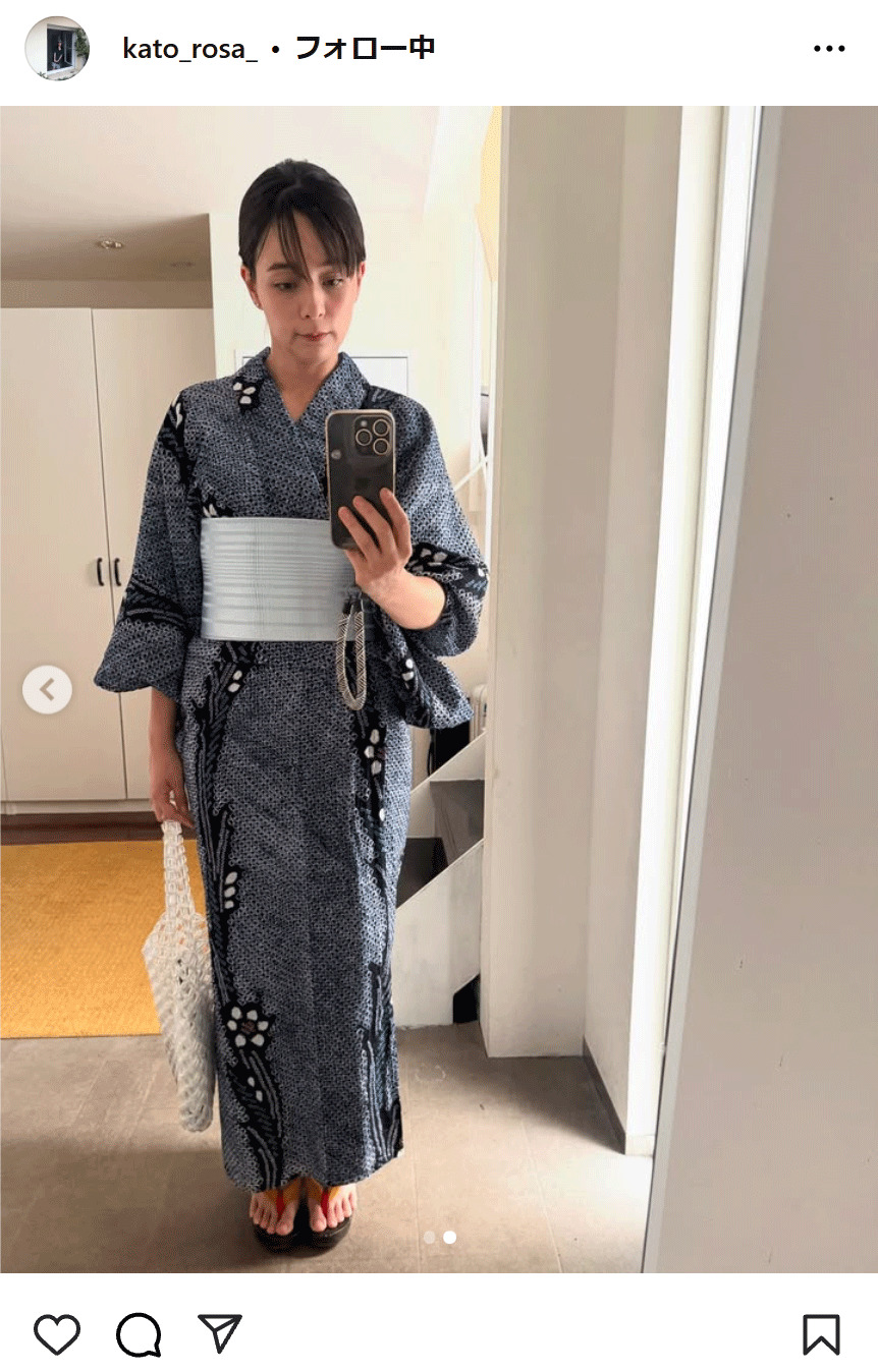 加藤ローサのインスタグラムから
