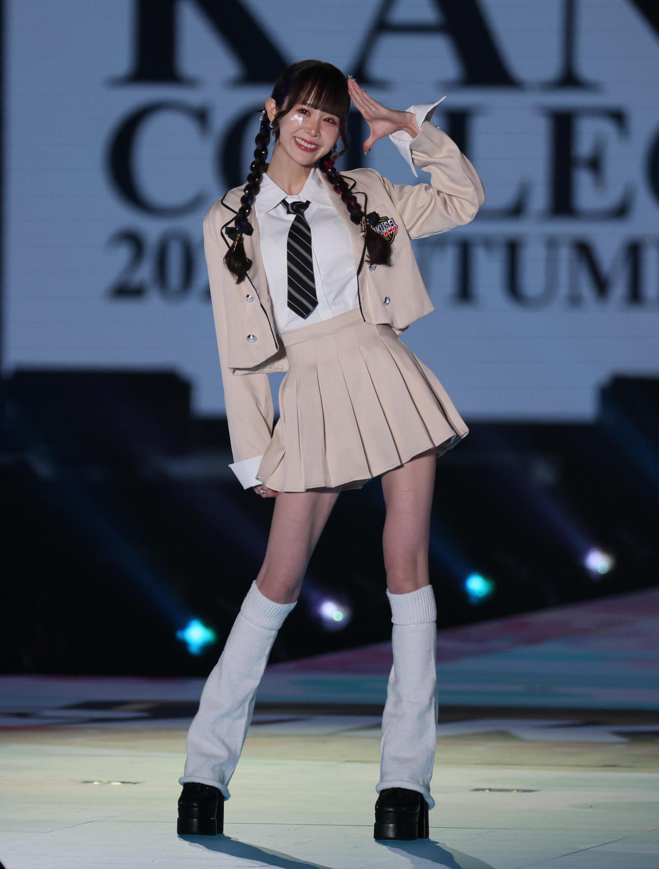 関西コレクションに出演したゆりにゃ（2025年8月撮影）