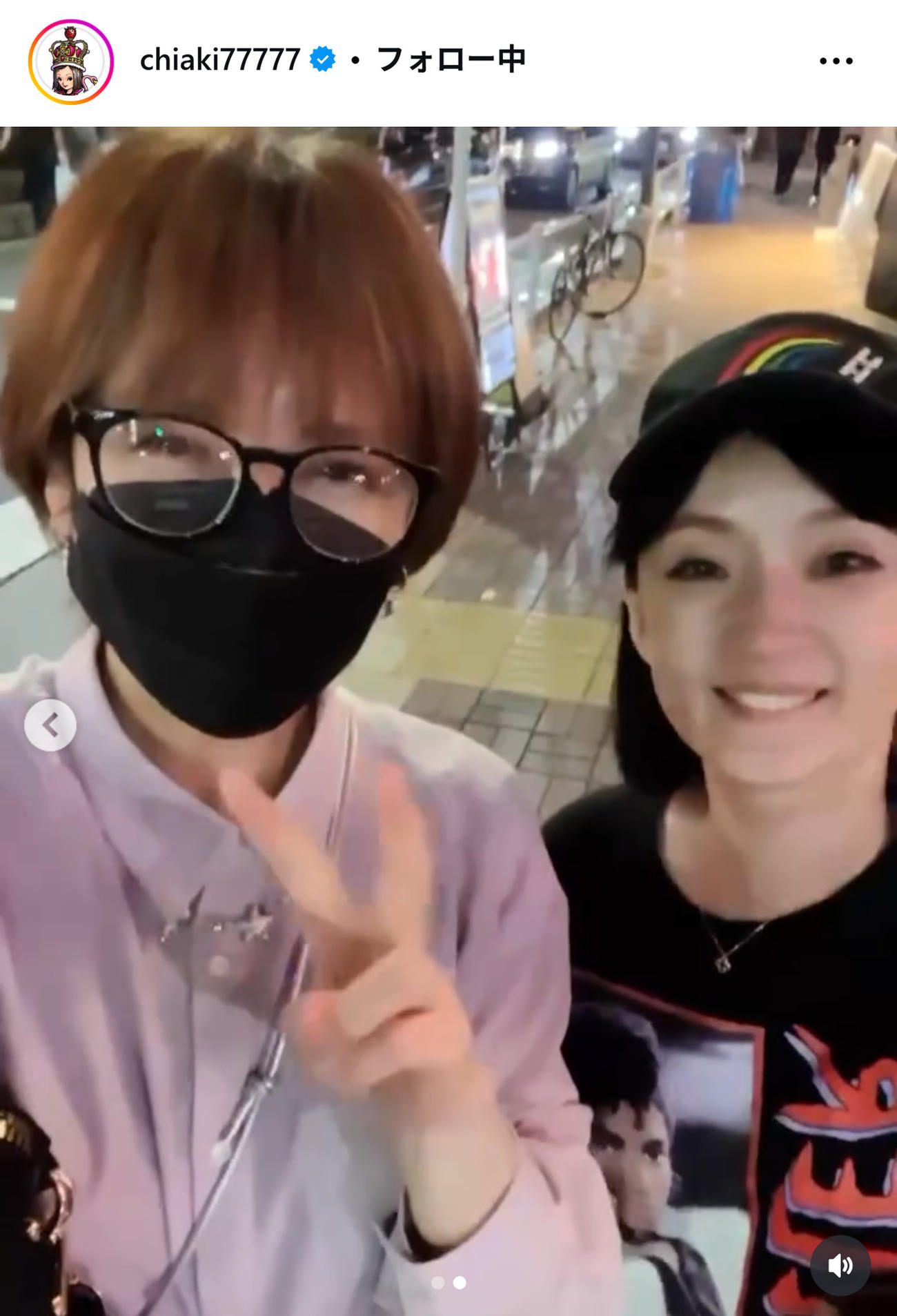 千秋のインスタグラムから