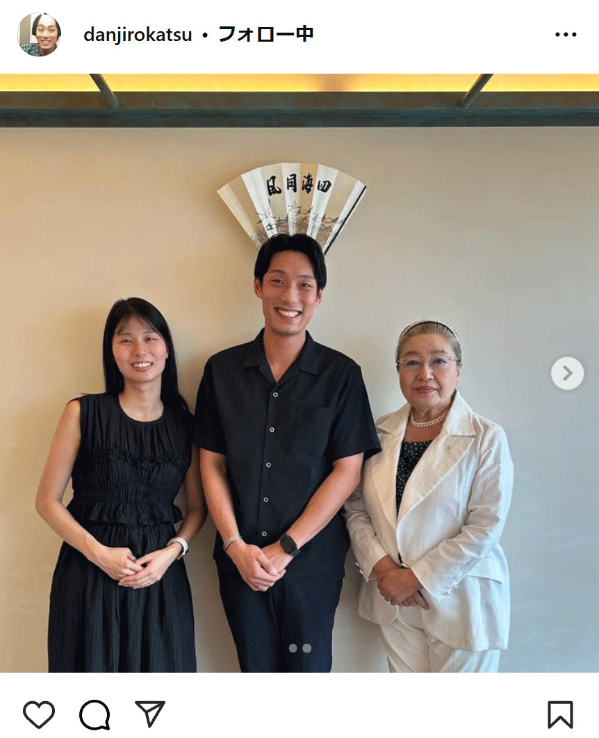 桂團治郎のインスタグラムから
