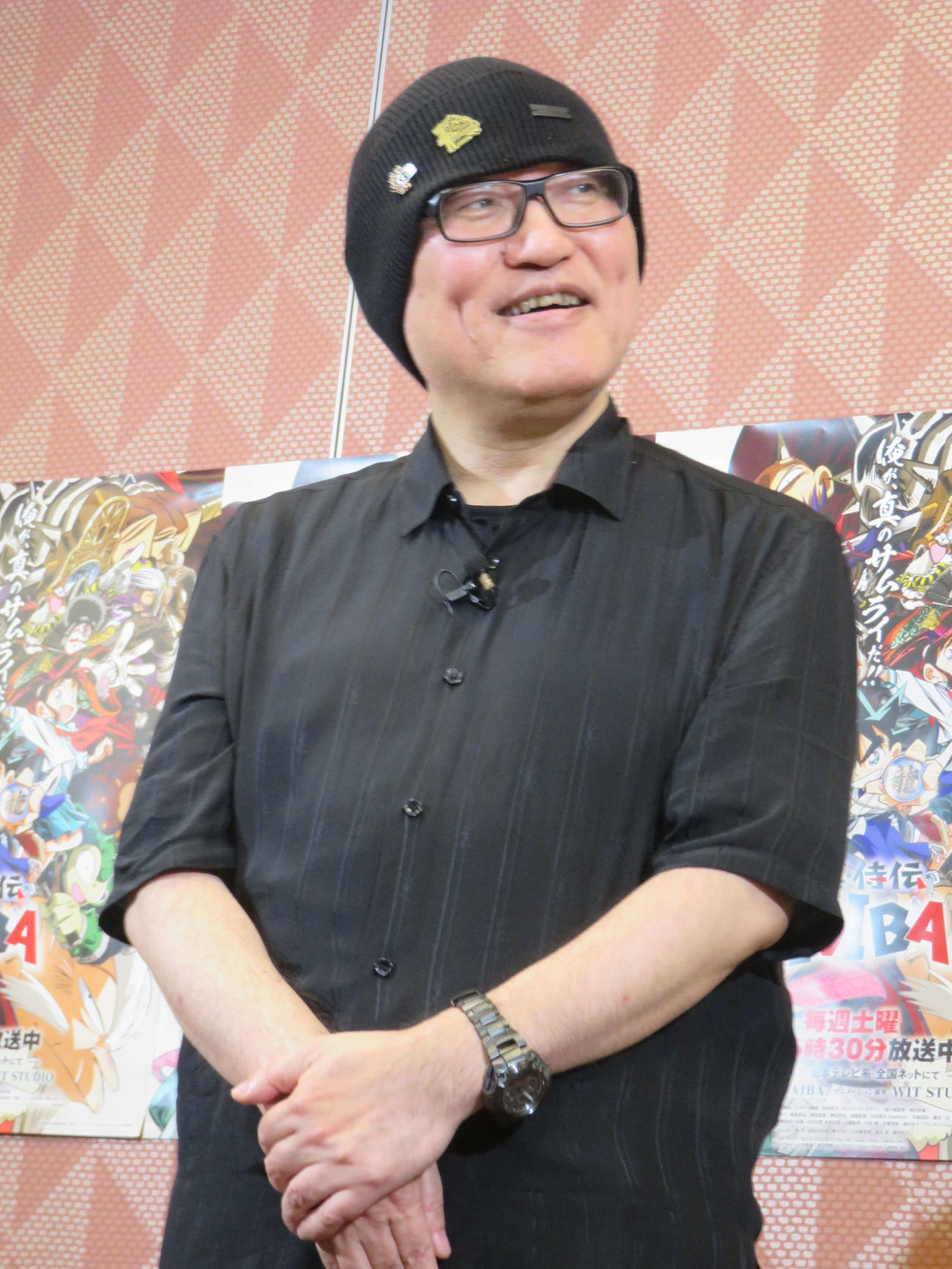 「真・侍伝　YAIBA」浅草寺絵馬奉納セレモニーに登場した青山剛昌氏