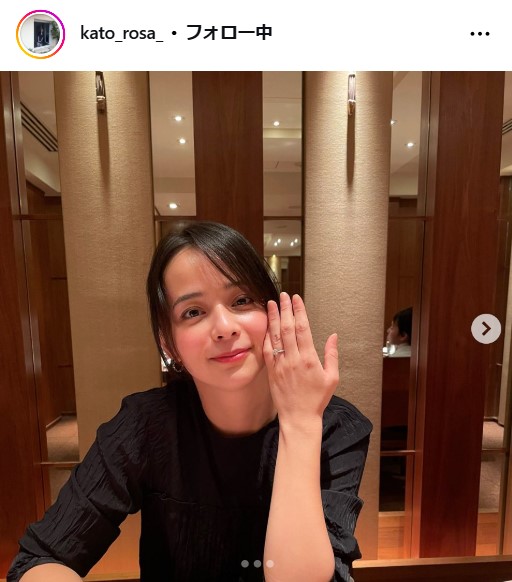 加藤ローサの2021年11月4日付インスタグラムから