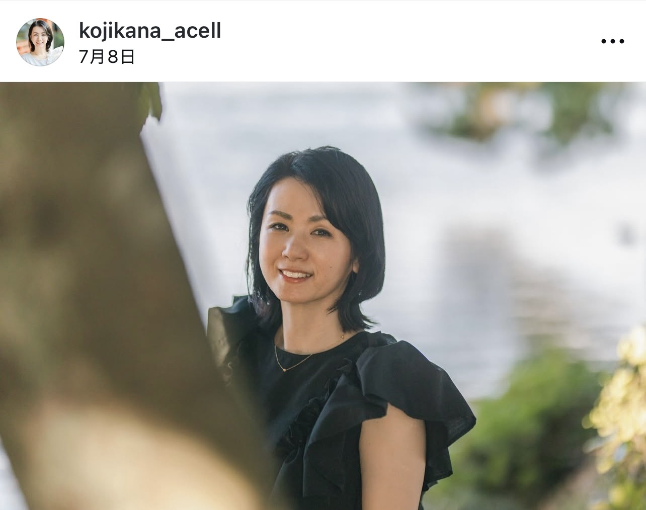 小島可奈子のインスタグラムから