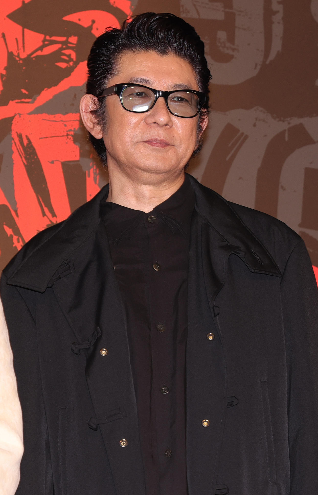 「THE　オリバーな犬、（Gosh！！）このヤロウ　MOVIE」完成披露試写会舞台あいさつを行った永瀬正敏（撮影・野上伸悟）