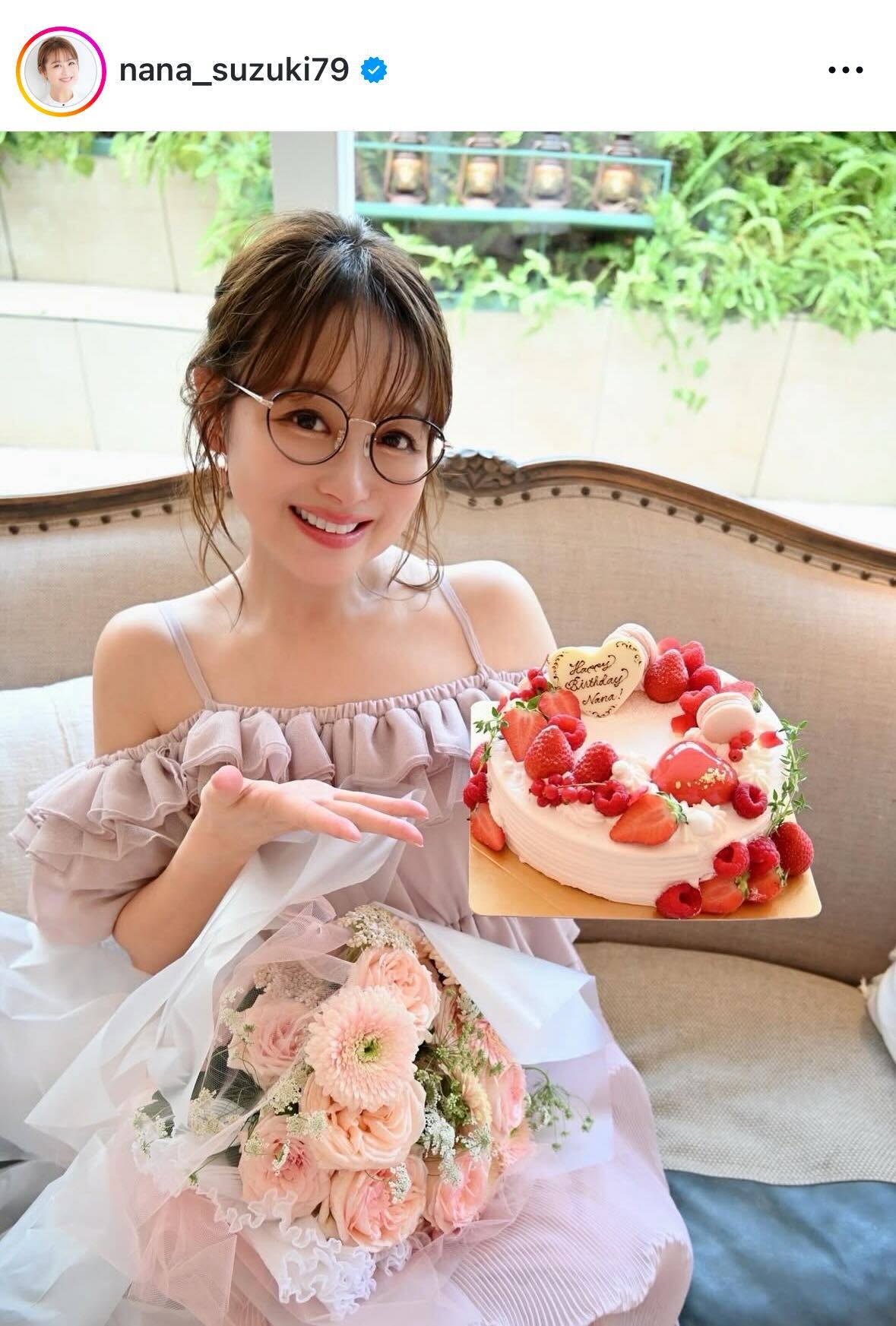 鈴木奈々のインスタグラムから