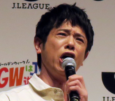 「ミキティー！」と叫ぶ庄司智春（2025年4月撮影）