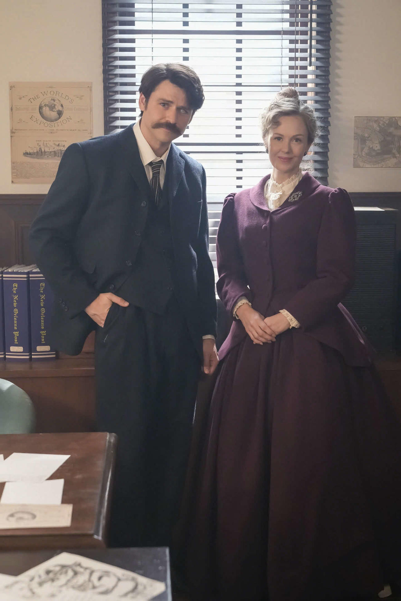 NHK次期連続テレビ小説「ばけばけ」に出演するシャーロット・ケイト・フォックスとトミー・バストウ