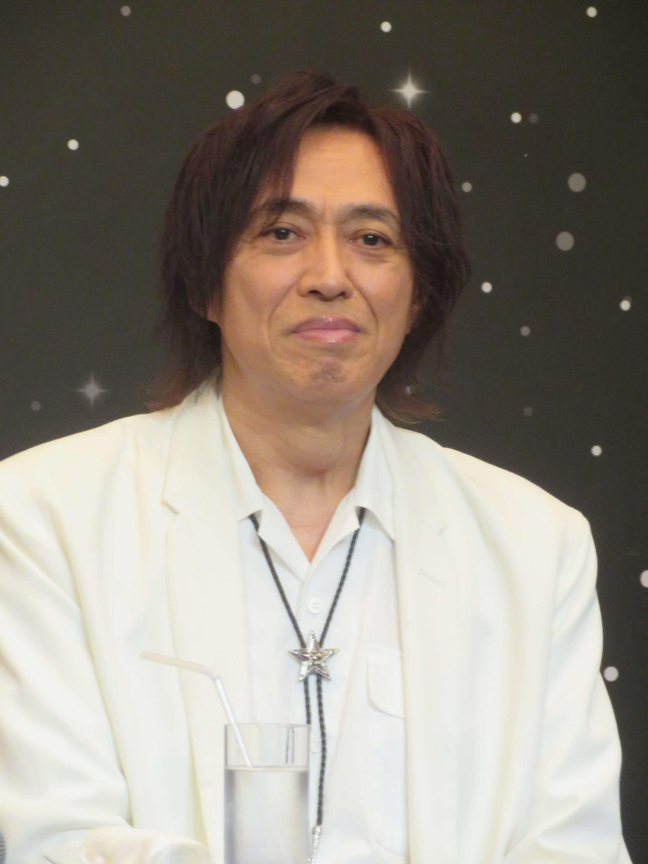 舞台「星列車で行こう」記者発表会に出席した石井一孝（撮影・川田和博）