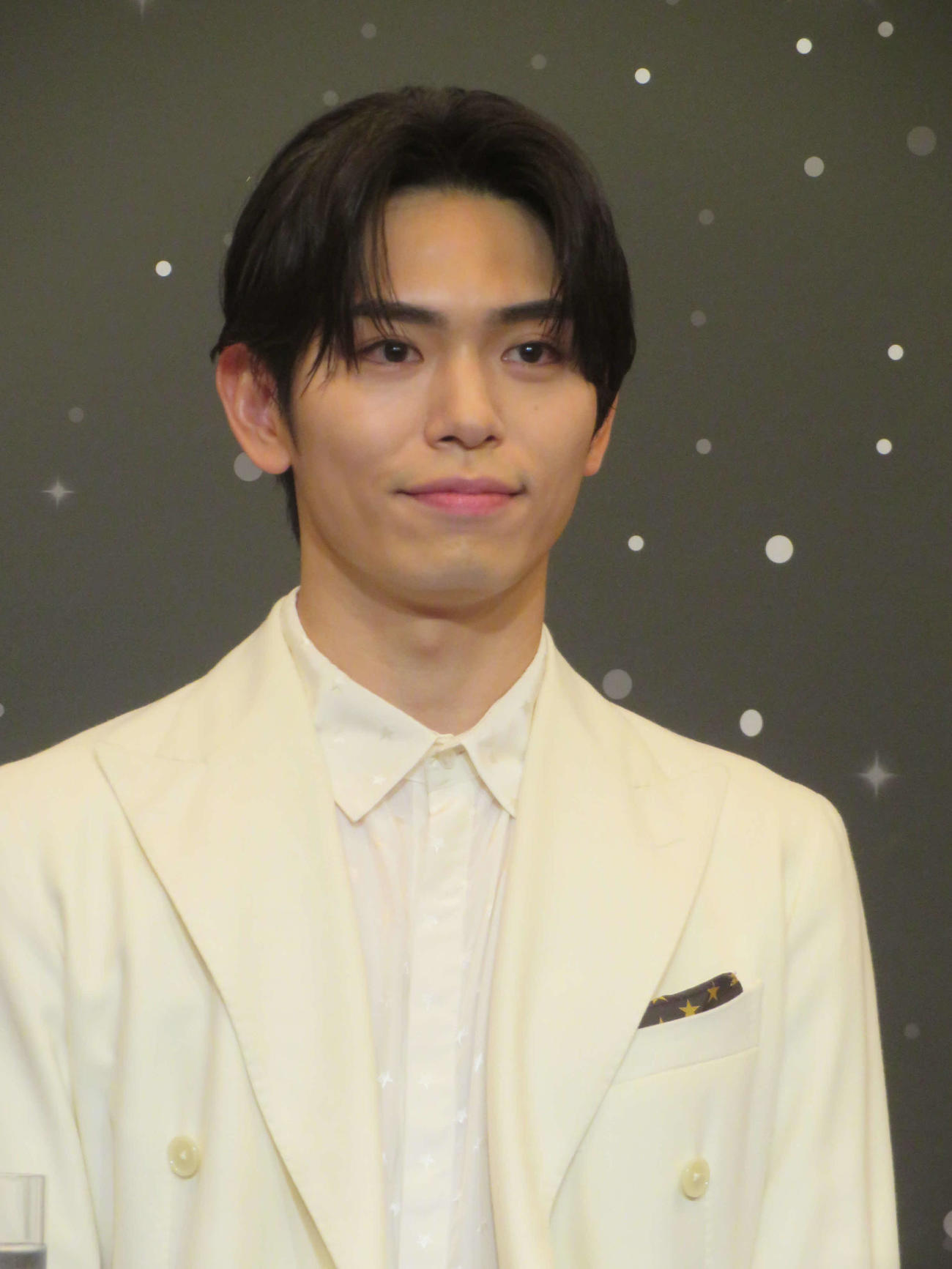 舞台「星列車で行こう」記者発表会に出席した影山拓也（撮影・川田和博）