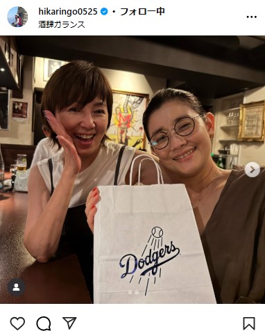 石田ひかりのインスタグラムから
