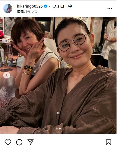 石田ひかりのインスタグラムから