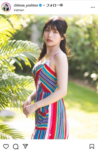 ちとせよしののインスタグラムから