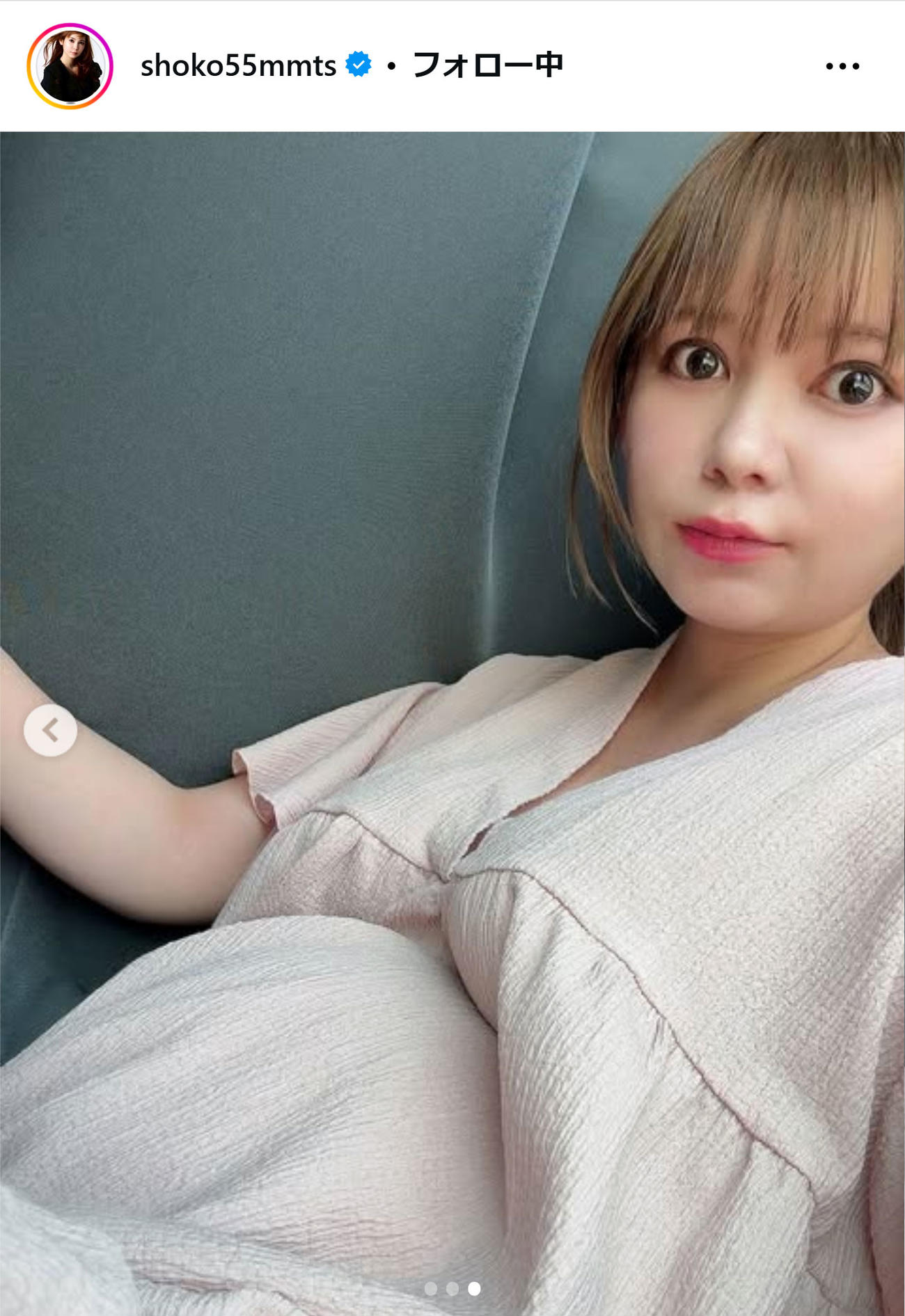 中川翔子のインスタグラムから