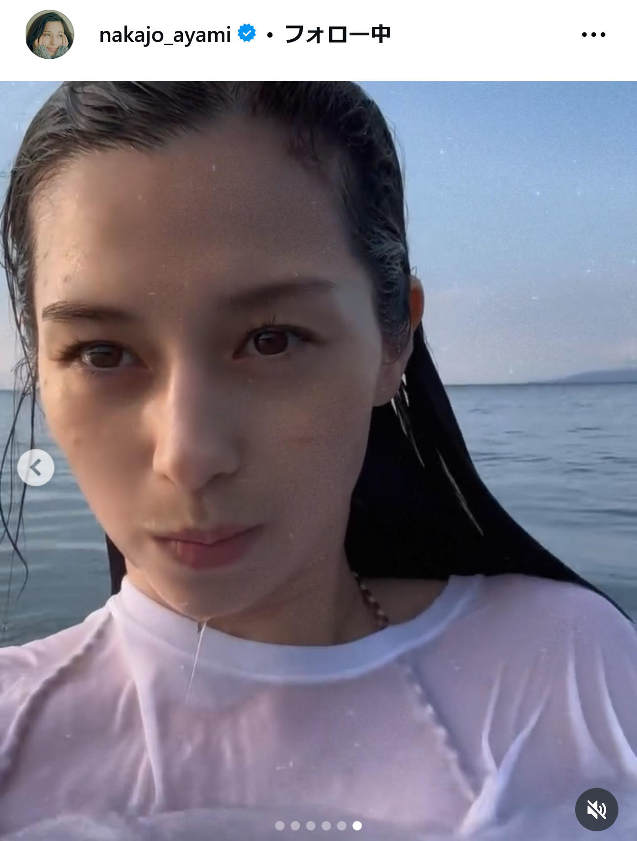 中条あやみインスタグラムから