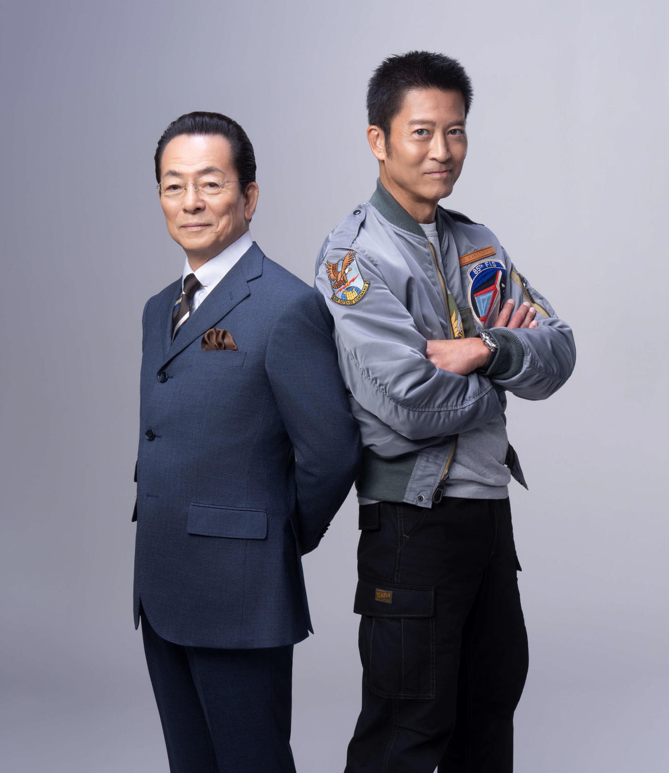テレビ朝日系「相棒　season24」に出演する水谷豊（左）、寺脇康文（C）tv asahi All Rights Reserved.