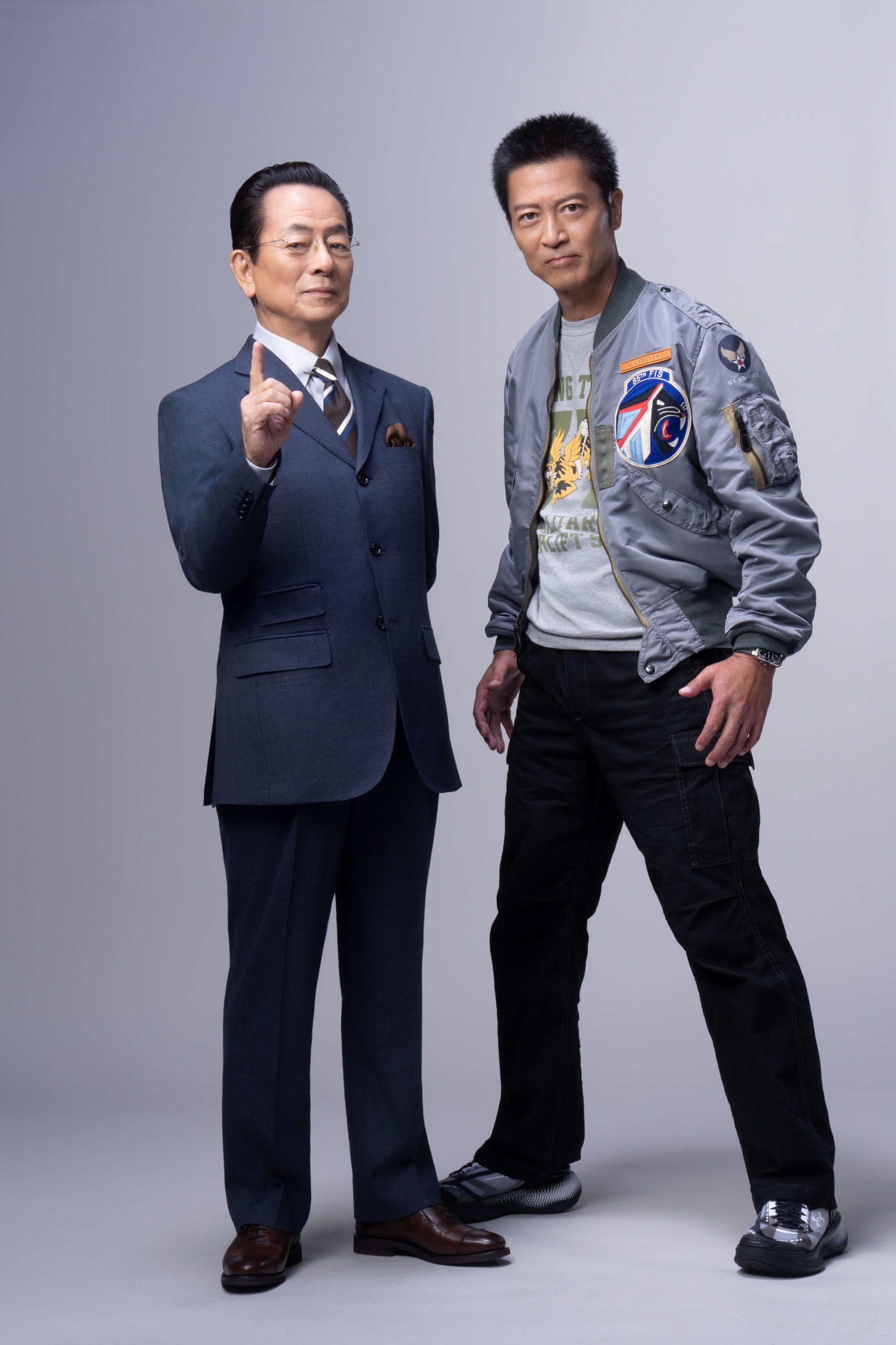 テレビ朝日系「相棒　season24」に出演する水谷豊（左）、寺脇康文（C）tv asahi All Rights Reserved.