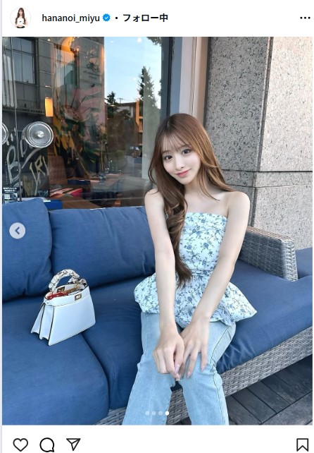 花乃衣美優のインスタグラムから