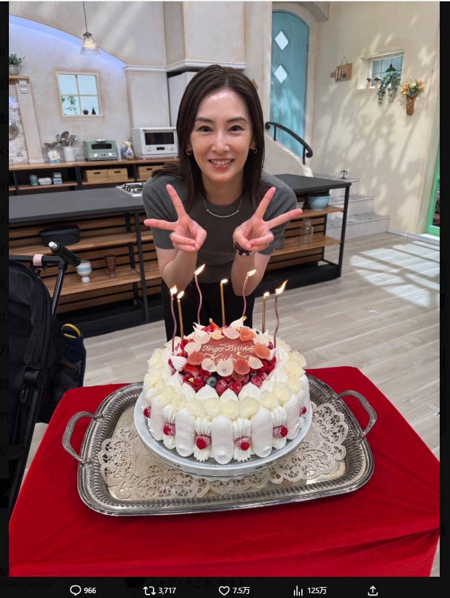 北川景子のXから