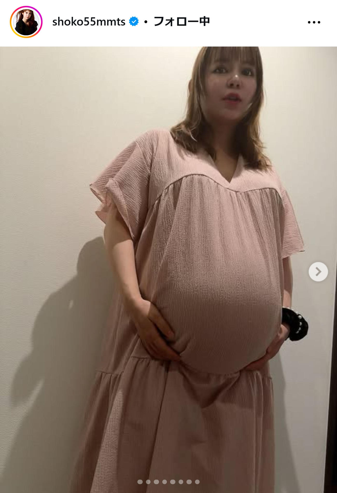 中川翔子のインスタグラムから