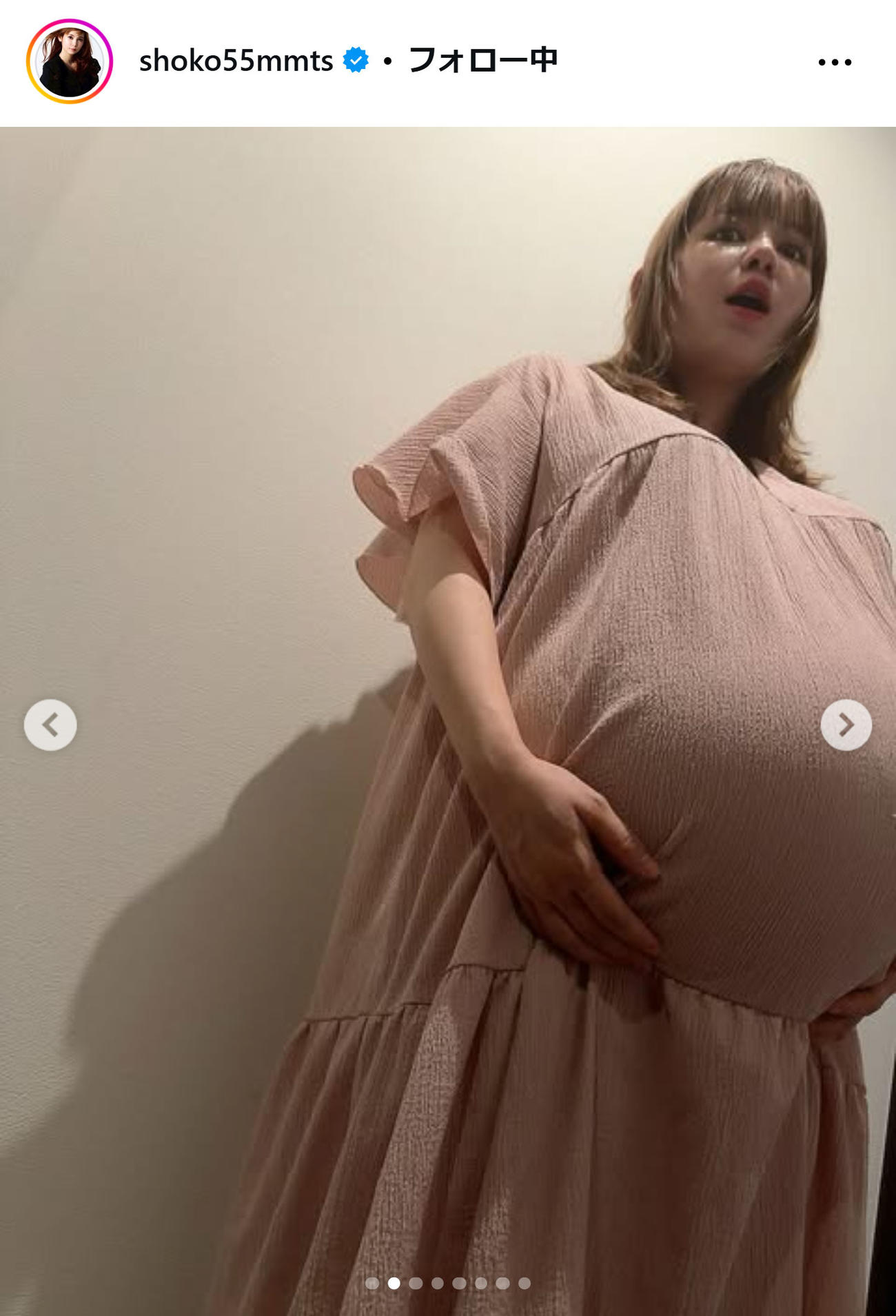 中川翔子のインスタグラムから