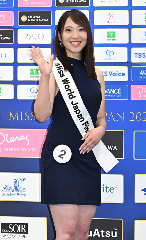 「ミス・ワールド2025」ファイナリストの吉田亜美さん（撮影・千葉一成）