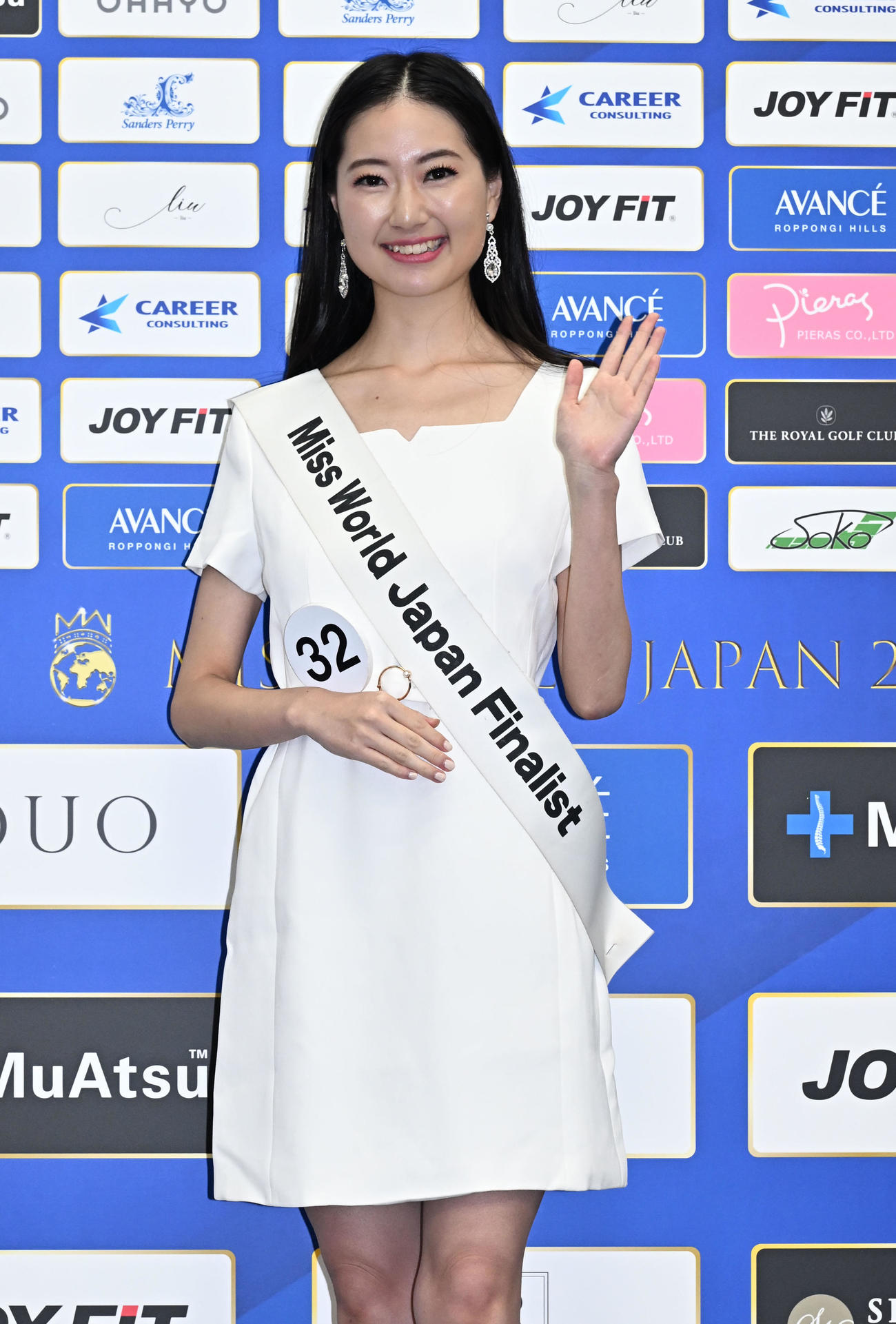 「ミス・ワールド2025」ファイナリストの田中香穂さん（撮影・千葉一成）