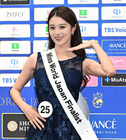 「ミス・ワールド2025」ファイナリストの川名祐衣（撮影・千葉一成）