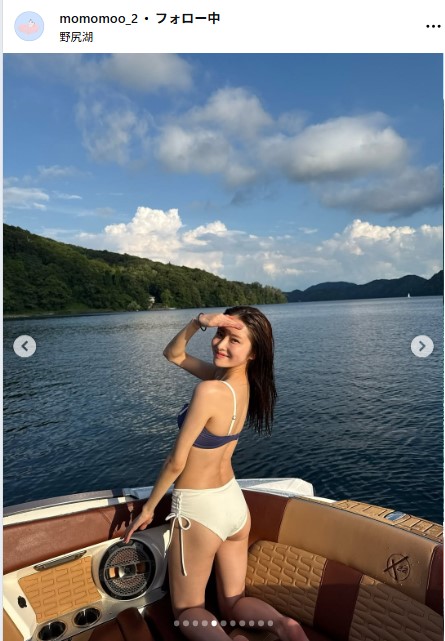 新山桃子のインスタグラムから